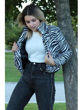 Geaca Dama PrintAsha Zebra I